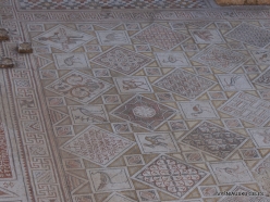 Jerash. Greco-Romanian city of Gearsa. Cosmas and Damian Church. Mosaic